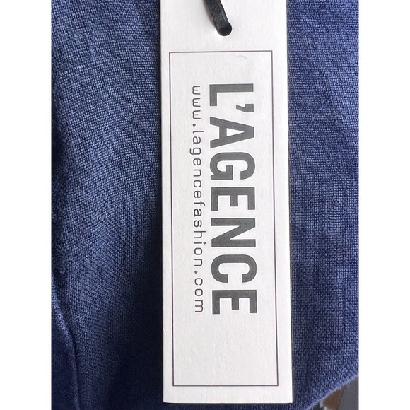 L'AGENCE Navy Women's Shorts - Picture 4 of 4